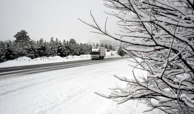Kars ve Ardahan'da ilkbaharda kar etkili oldu
