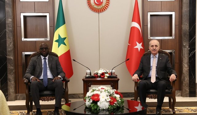 TBMM Başkanı Kurtulmuş, Senegal Ulusal Meclisi Başkanı ile görüştü
