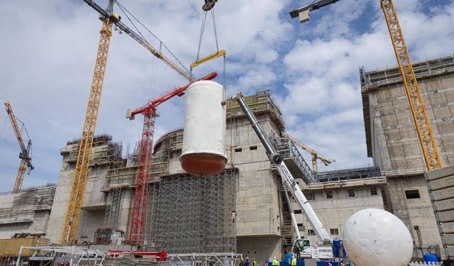 Akkuyu'da birincil devre ekipmanlarının montajı tamamlandı