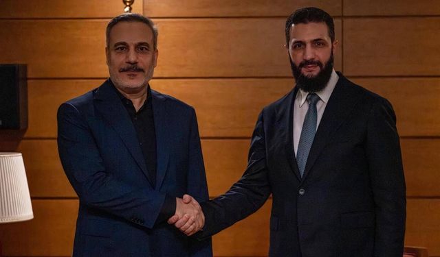 Bakan Fidan, Suriye Cumhurbaşkanı ile Antalya'da görüştü