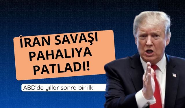 ABD'de yıllar sonra bir ilk! İran savaşı pahalıya patladı