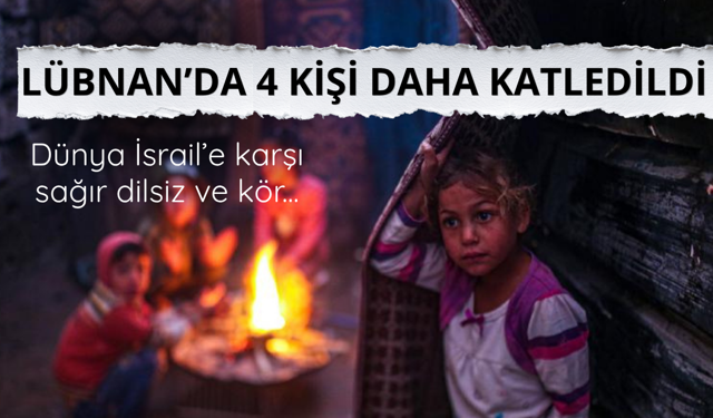 İsrail Lübnan'da çok sayıda kişiyi katletti