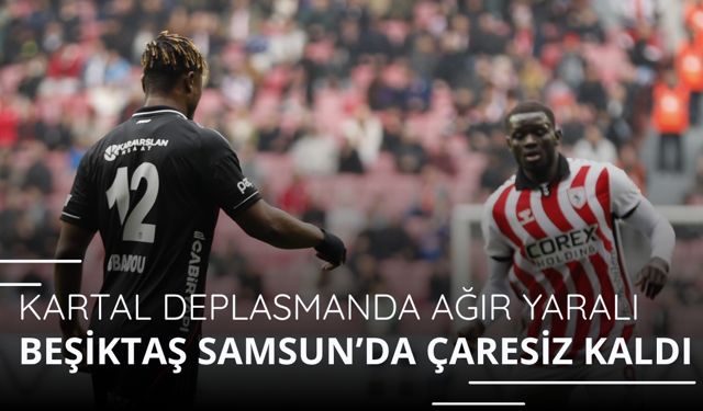 Beşiktaş deplasmandan eli boş döndü