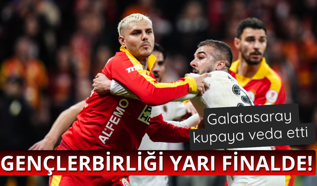 Galatasaray Türkiye Kupası'na veda etti!