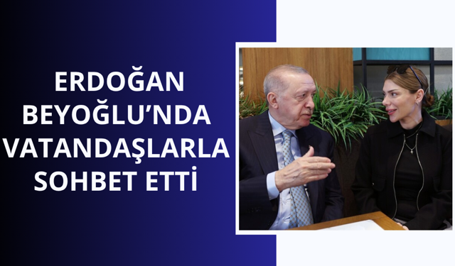 Başkan Erdoğan vatandaşlarla kafede buluştu