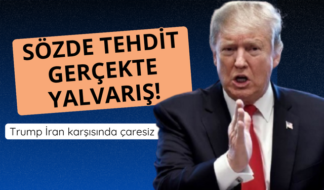 Trump'tan İran'a sözde tehdit!