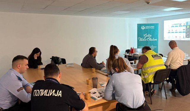 Üsküp’te havalimanı ve gümrük personeline Türkçe eğitimi