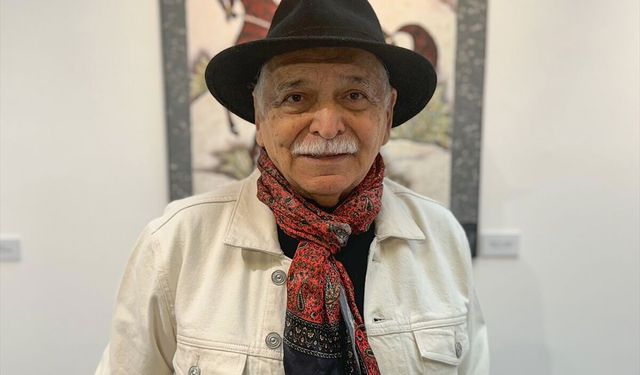 Azerbaycan devlet sanatçısı Arif Hüseynov'un 'Bahar Nakışları' sergisi İstanbul'da açıldı