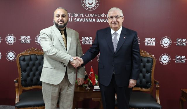 Bakan Güler, Suriye Savunma Bakanı Kasra ile görüştü