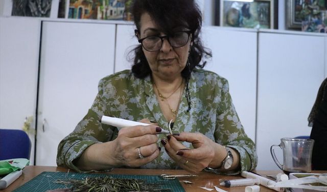 Osmanlı'nın kat'ı sanatı Isparta'da açılan kursta yaşatılıyor