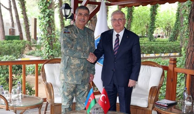 Bakan Güler, Azerbaycanlı mevkidaşı Hasanov ile görüştü