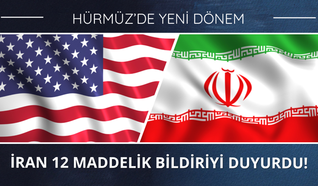 İran'dan Hürmüz Boğazı bildirisi!