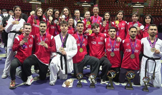 Taekwondo milli takımımız Avrupa şampiyonu
