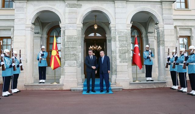 Başkan Erdoğan, Kuzey Makedonya Başbakanı Mickoski'yi kabul etti