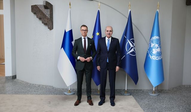 Numan Kurtulmuş, Finlandiya Cumhurbaşkanı Stubb tarafından kabul edildi