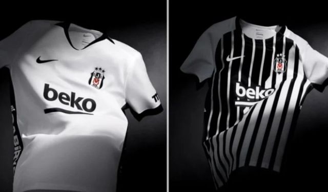 Beşiktaş’ın yeni sezon formaları nefes kesti