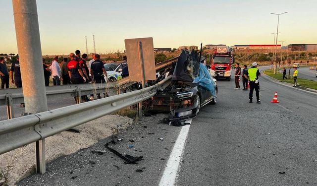 Kayseri'de düğün konvoyunda kaza: 1 kişi öldü, 4 kişi yaralandı