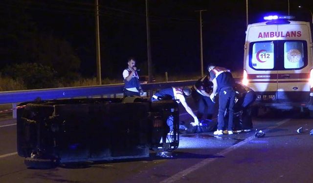 Kütahya'da motosikletle elektrikli bisiklet çarpıştı: 1 ölü, 1 yaralı