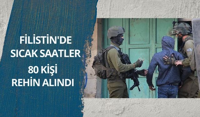 Yahudi teröristler 80 kişiyi rehin aldı