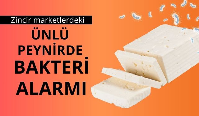 Zincir marketlerdeki ünlü peynirde bakteri alarmı