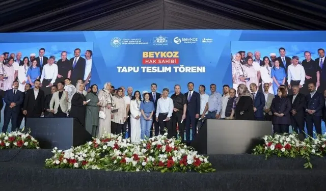 Beykoz'da 1071 hak sahibi tapusuna kavuştu