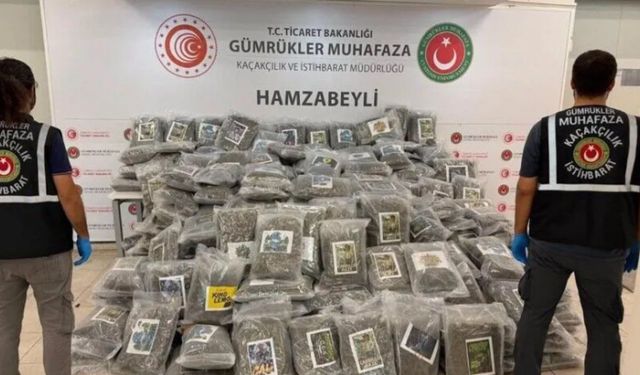 Hamzabeyli'de dev uyuşturucu operasyonu