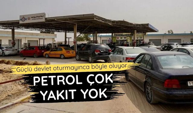 Libya'nın başkenti Trablus'ta yakı sorununa mobil çözüm!