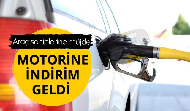 Motorine indirim geldi