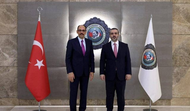 MİT Başkanı Kalın, Suriye Dışişleri Bakanı Şeybani ile görüştü