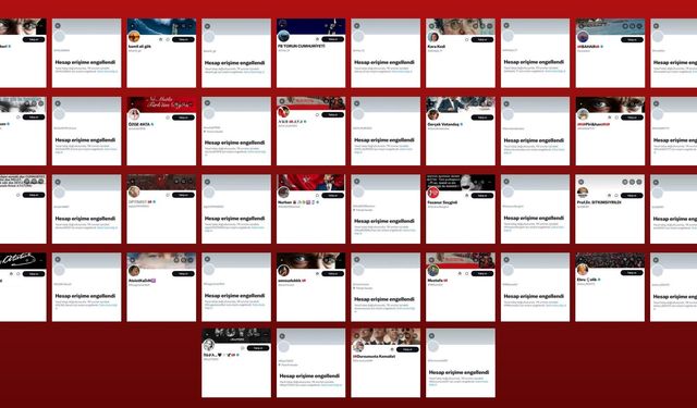 Milli güvenliği hedef alan hesaplara erişim engeli
