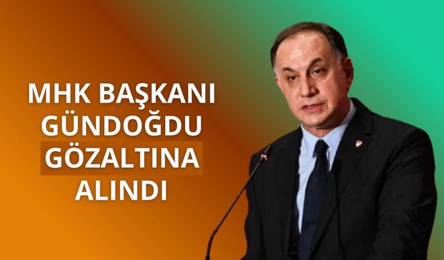 MHK Başkanı Ferhat Gündoğdu dahil 7 kişi gözaltına alındı
