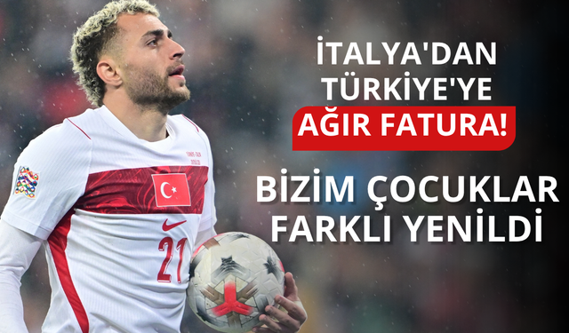 Türkiye İtalya karşısında kayıp