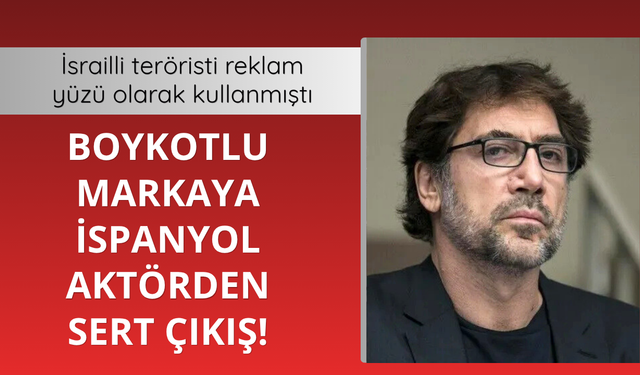 İspanyol aktörden boykotlu markaya tepki