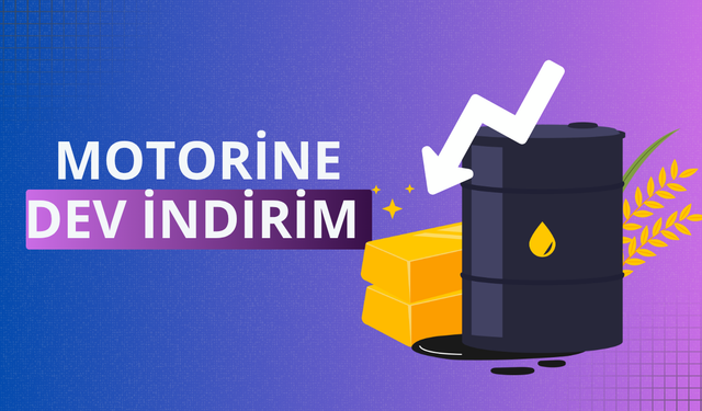 Motorine indirim geliyor