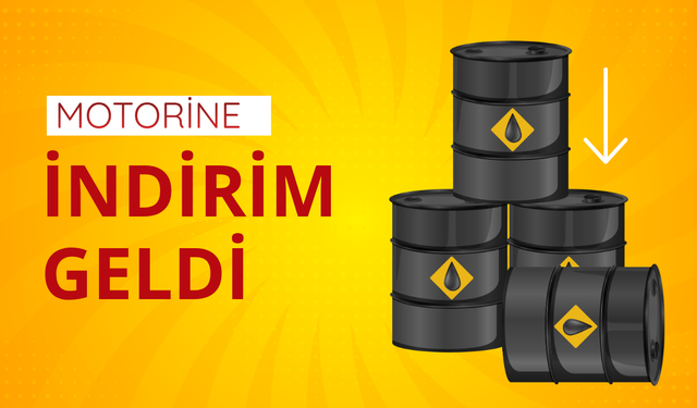 Motorine indirim geldi