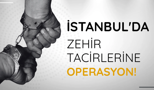 İstanbul'da zehir tacirlerine operasyon: 160 gözaltı