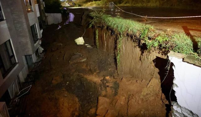Trabzon'da sağanak etkili oldu