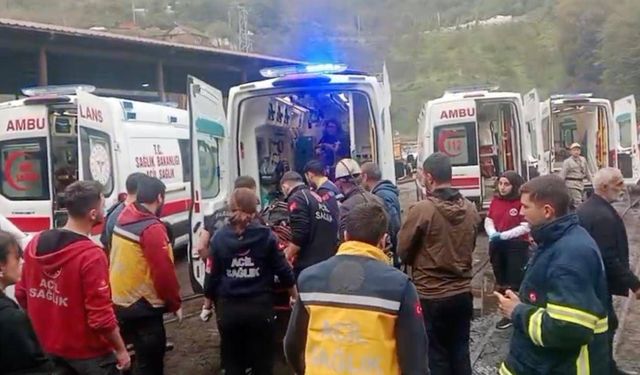 Zonguldak'ta maden ocağında patlama