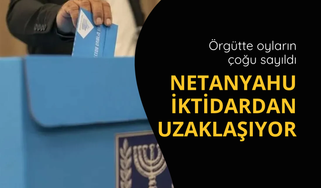 İsrail'de oyların yüzde 84,5'i sayıldı