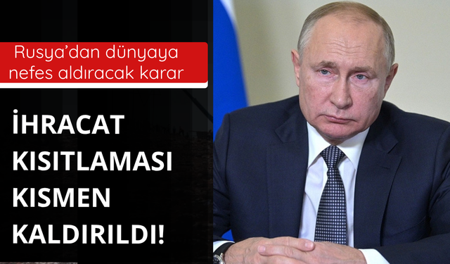 Rusya dizel ihracat yasağını kısmen kaldırdı