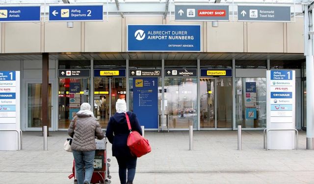 Nürnberg Havalimanı uçuşlara kapatıldı