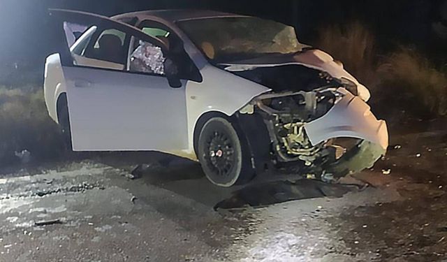 Tekirdağ'da iki otomobil çarpıştı: 1 ölü