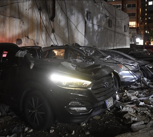 Yine ihlal yine İsrail.. Soykırımcılar Beyrut'u bombaladı