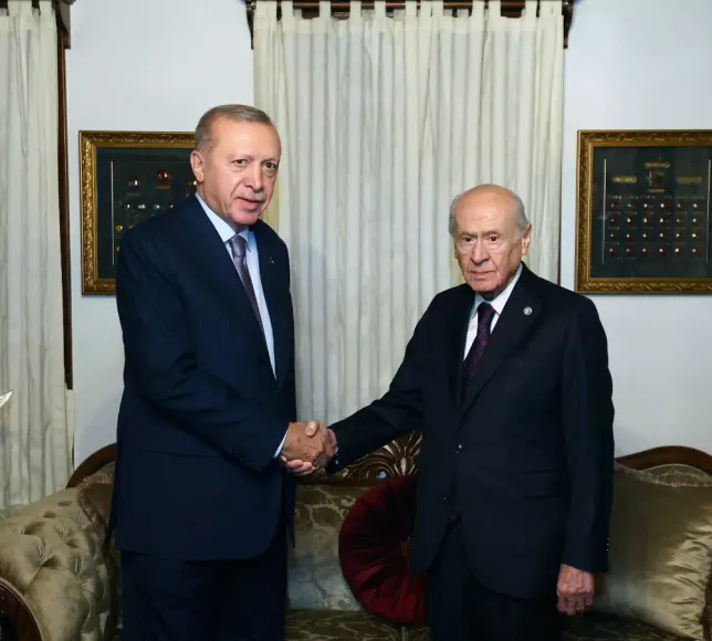 Ankara'da kritik zirve sona erdi! Erdoğan'dan Bahçeli'ye ziyaret