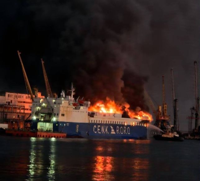 Türk gemisinin Ukrayna limanında vurulma anı ortaya çıktı