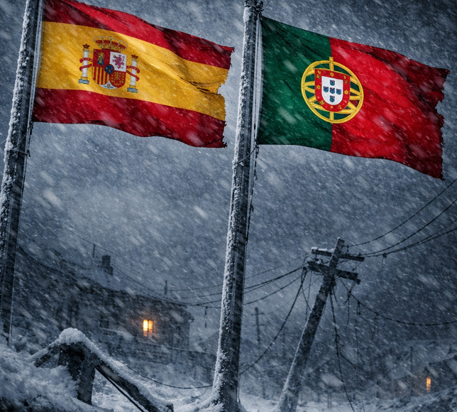 İspanya ve Portekiz'de felaket! Ülke karanlığa gömüldü