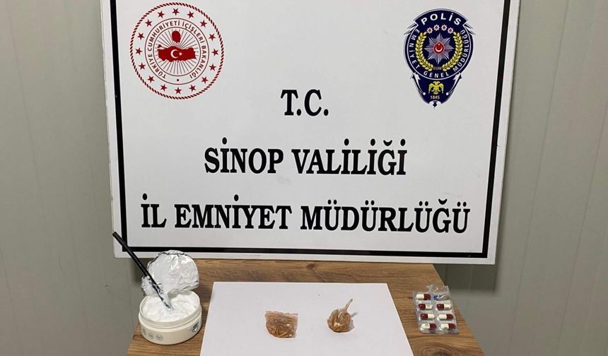 Sinop'ta uyuşturucu operasyonunda yakalanan 1 kişi tutuklandı