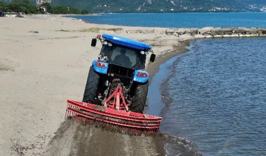 Ordu'da plajlar deniz sezonuna hazırlıyor