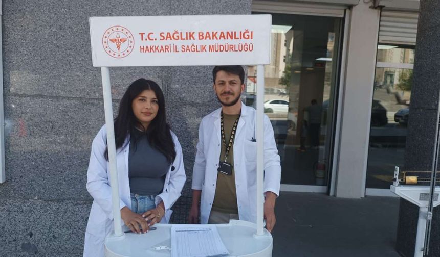 Hakkâri’de sağlıklı yaşam hamlesi! hizmet vatandaşın ayağına gitti