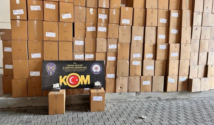 Kırıkkale’de 57 bin 340 makaron ele geçirildi